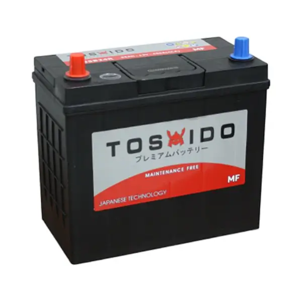 Аккумулятор Toshido 55B24R MF 55 Ач прямая полярность